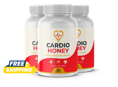 Cardio Honey daily cardiovascular wellness support three-bottle package